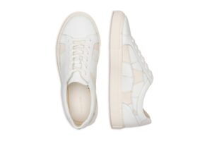 Men's White Patchwork Sneaker