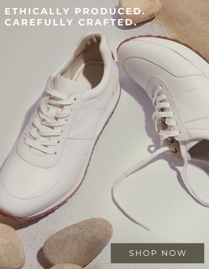 Men's Leather Sneakers, Ethically Made